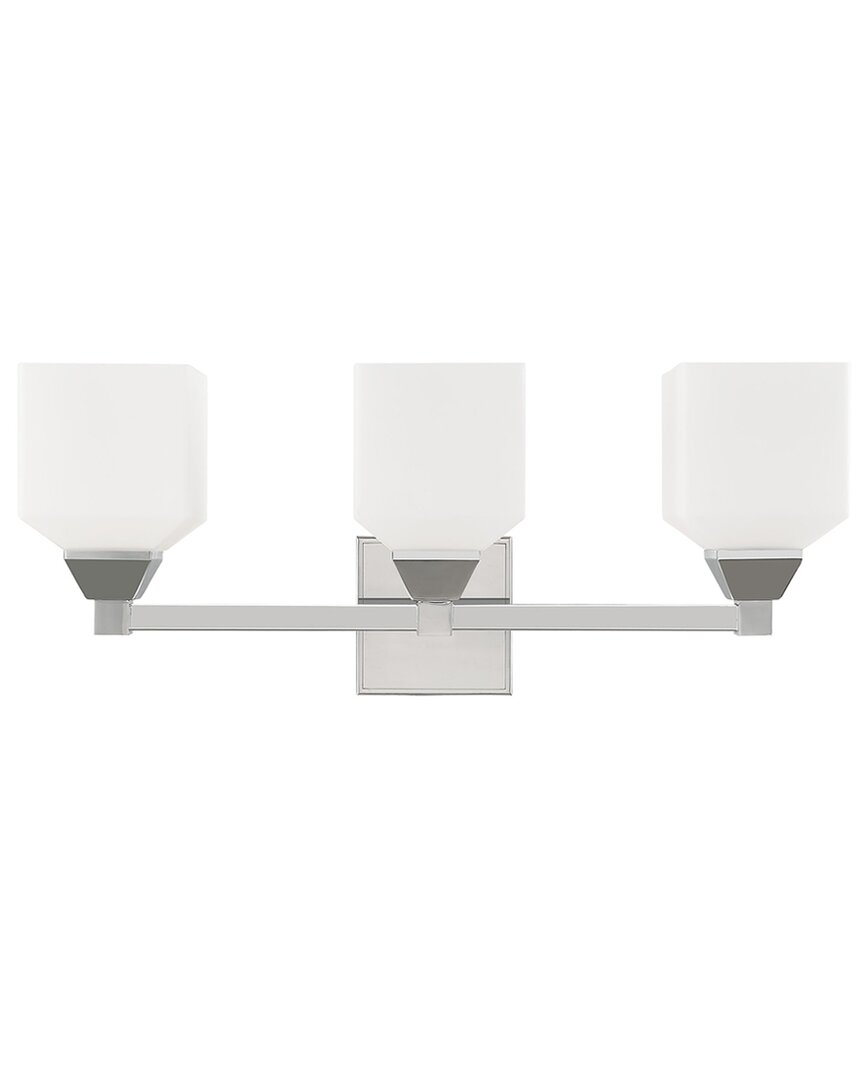 Livex Lighting Aragon 3 Lt Polished Chrome Bath Vanity