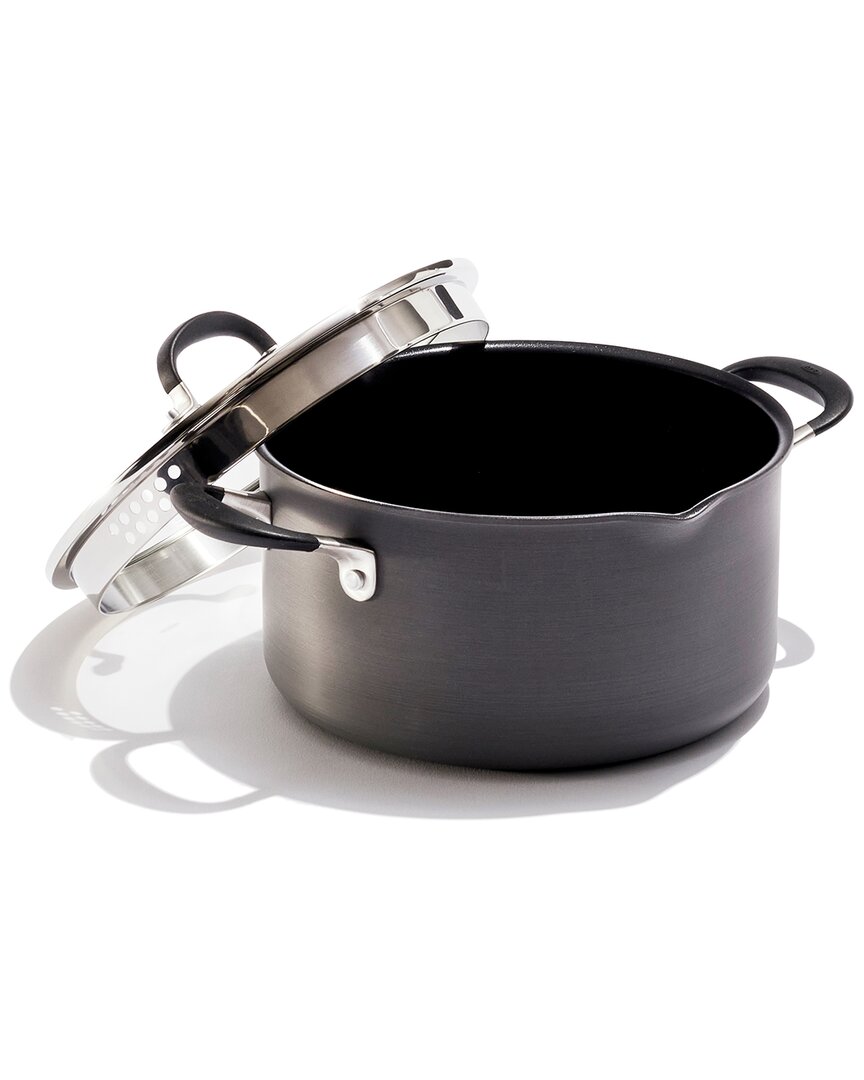 Oxo Nonstick Ha3 6qt Stockpot With Lid In Black