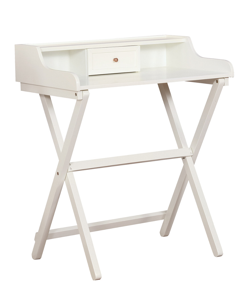 Linon Furniture Linon Coy White Folding Desk