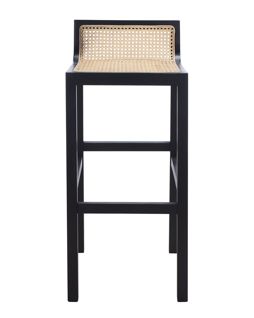 Shop Safavieh Saito Low Back Cane Bar Stool