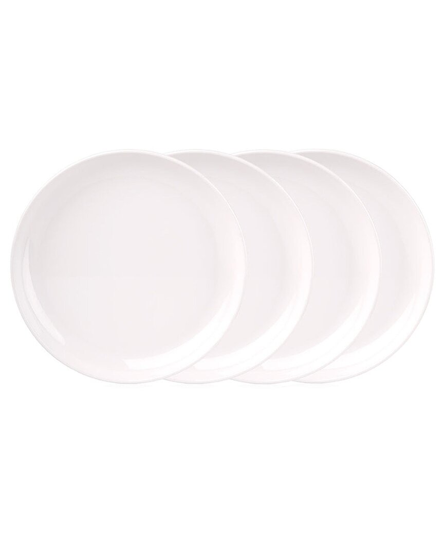 Godinger Set Of 4 Marbella Stacking Melamine Salad Plates