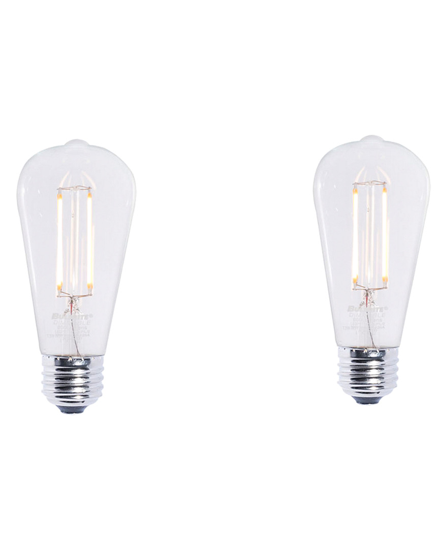 Bulbrite Set Of 2 Led 7w Dimmable Light Bulbs