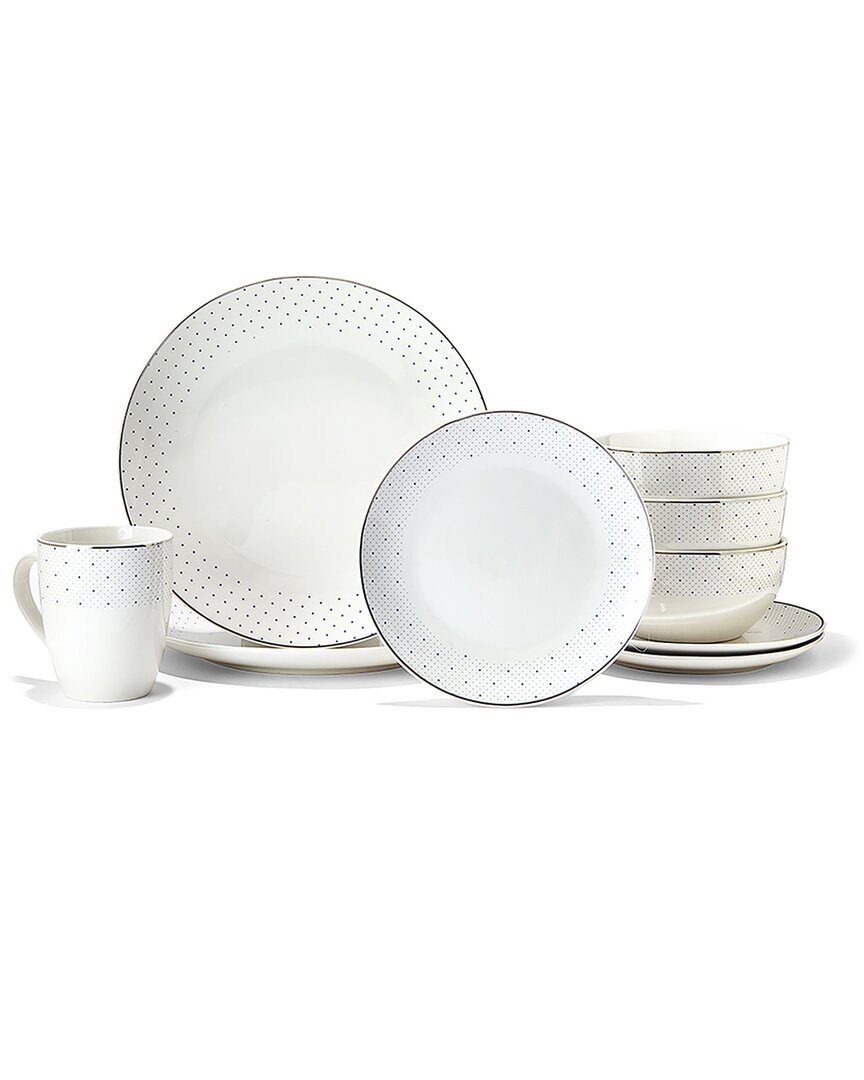 ELLE DECOR ELLE DECOR ADRIENNE PORCELAIN 16PC DINNERWARE SET