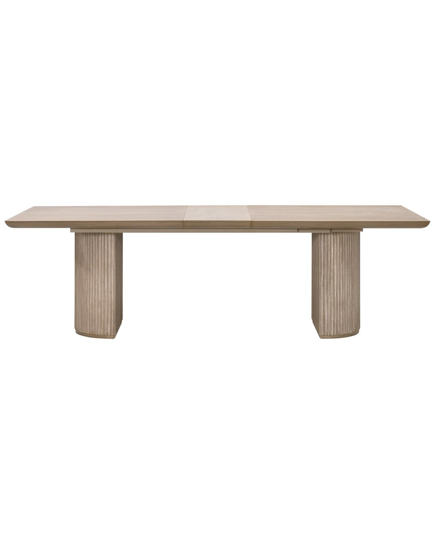 Essentials For Living Halloway Extension Dining Table In Neutral