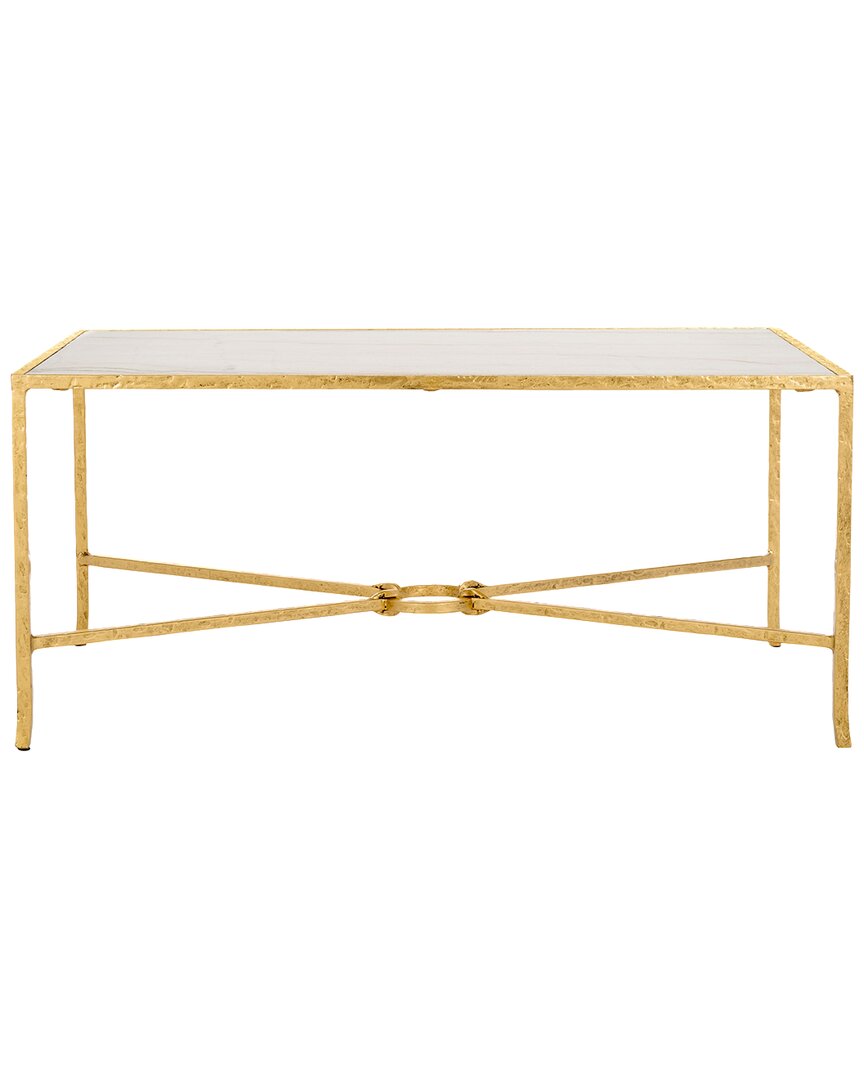 Safavieh Couture Tauri Metal Rectangle Coffee Table