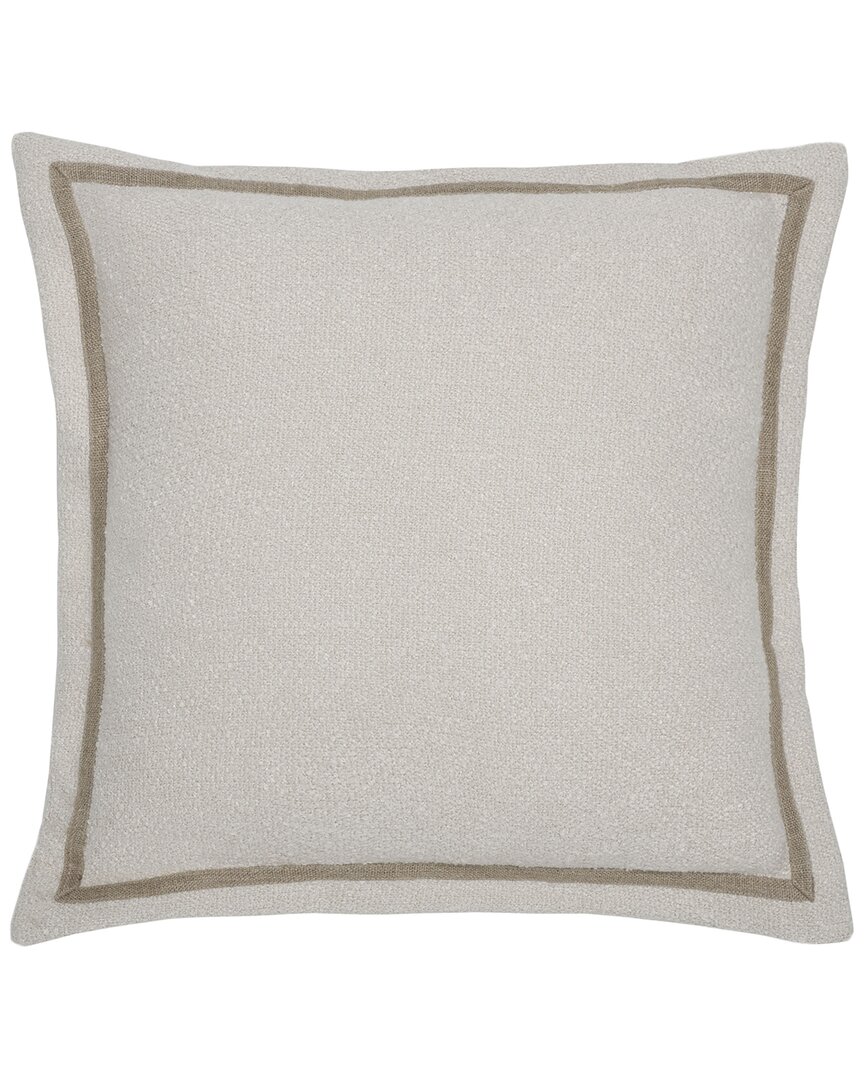 Safavieh Pyper 18x18 Linen-blend Pillow In White
