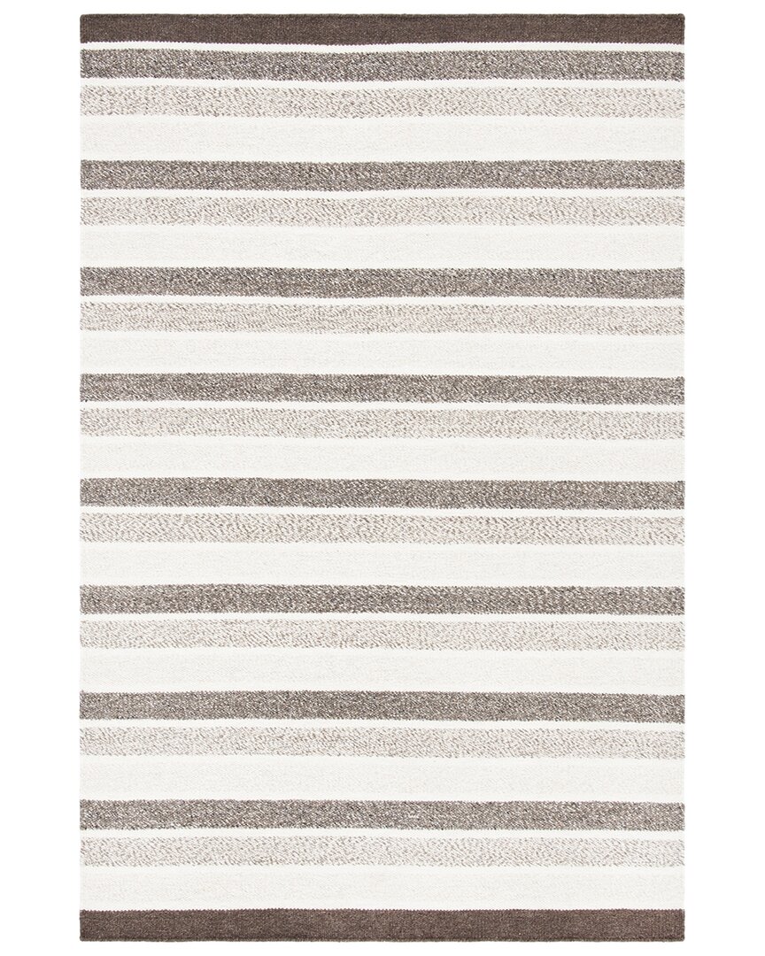 Ralph Lauren Lauren Aiden Flat Weave Wool-blend Rug In Ivory