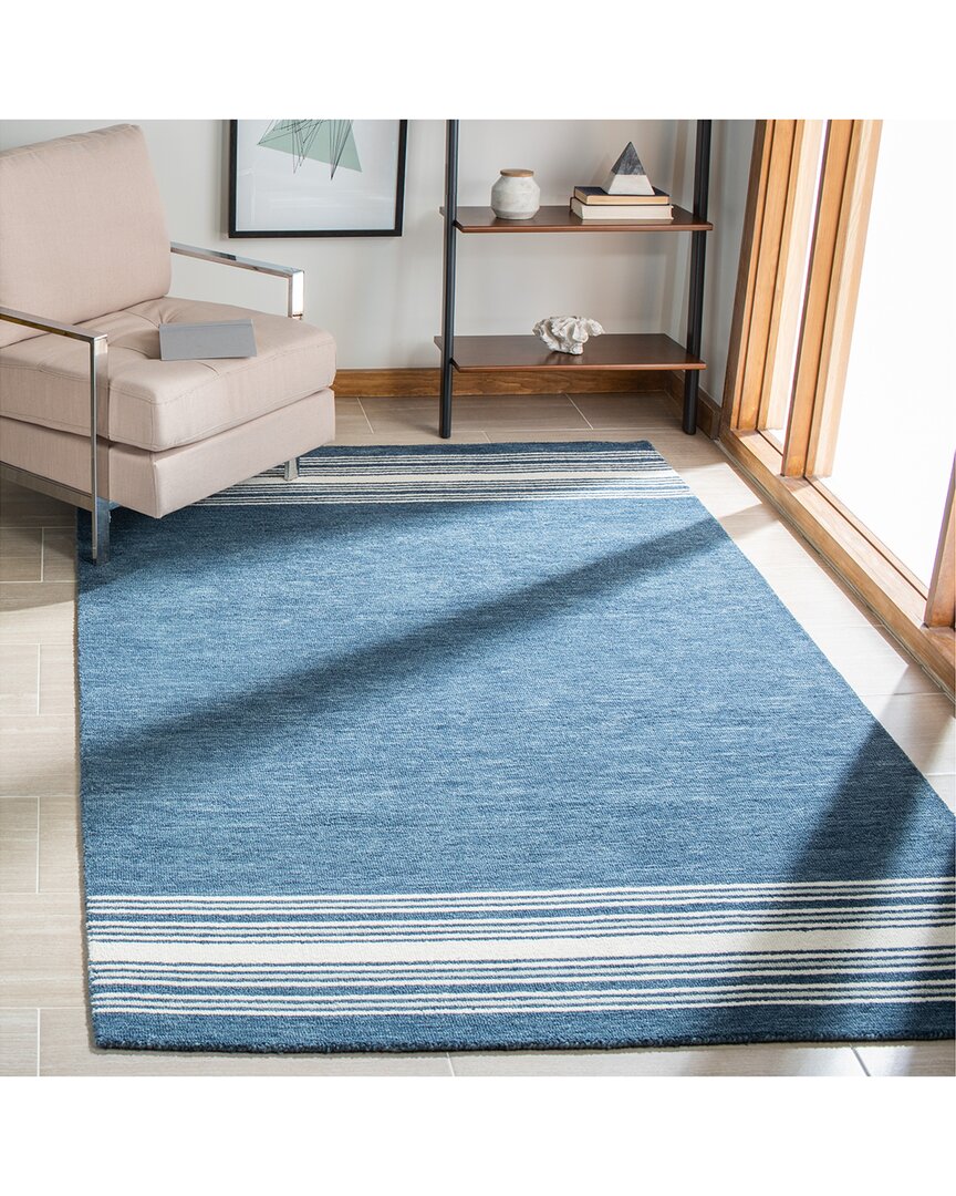Safavieh Metro Wool & Cotton Rug In Blue
