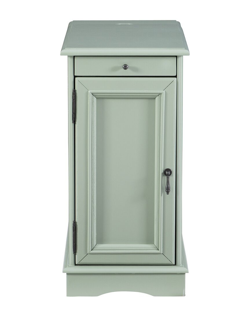 Linon Barron Usb Accent Table