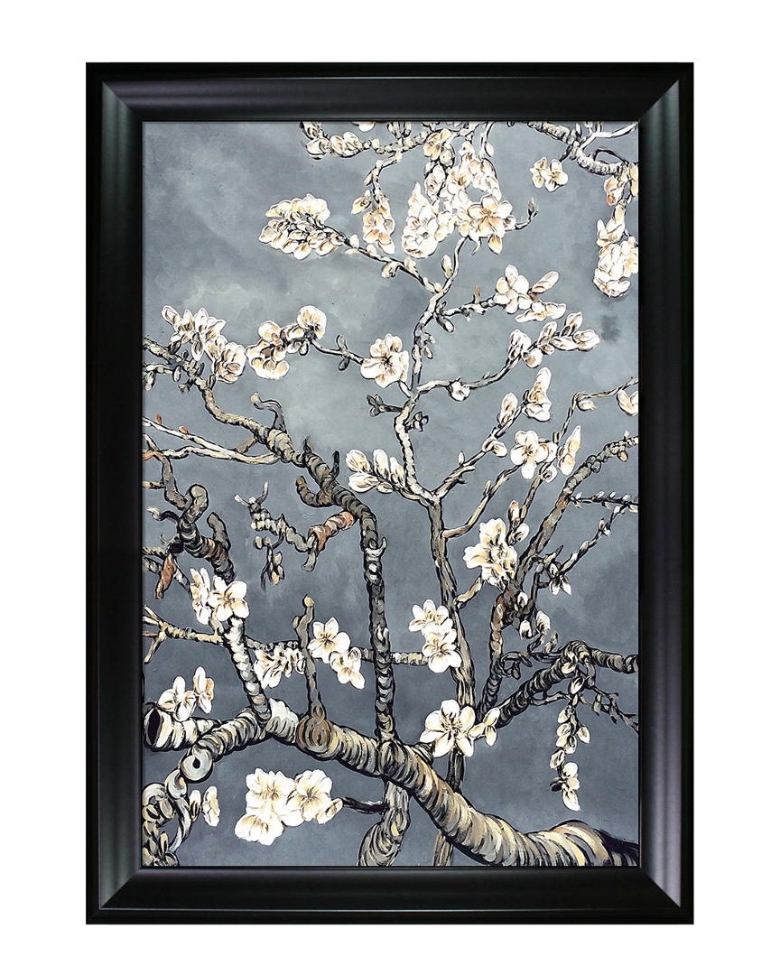 Museum Masters Branches Of An Almond Tree In Blossom, Pearl Grey By La Pastiche Originals