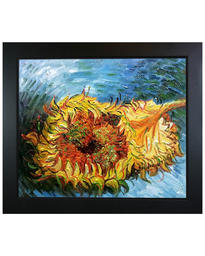 Museum Masters Two Cut Sunflowers By Vincent Van Gogh Hand Painted Oil Reproduction