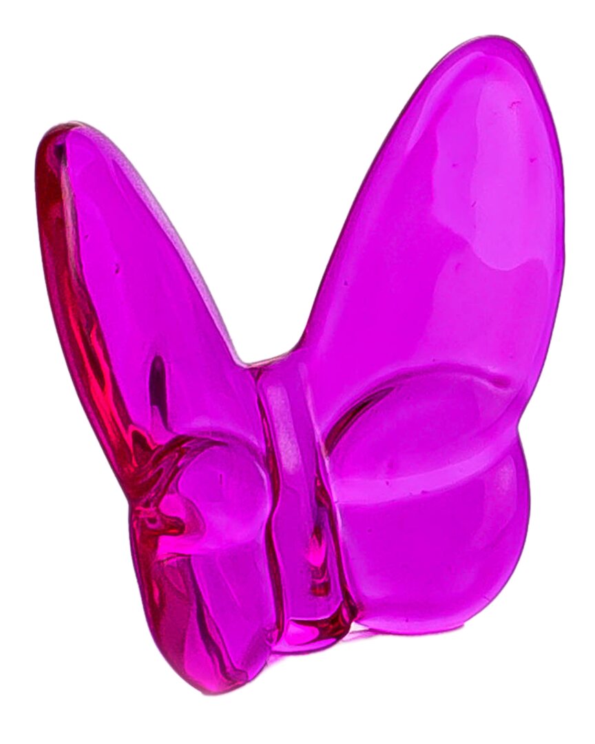 Lainy Home Le Mariposa Exclusive Crystal Butterfly Home Decor In Pink