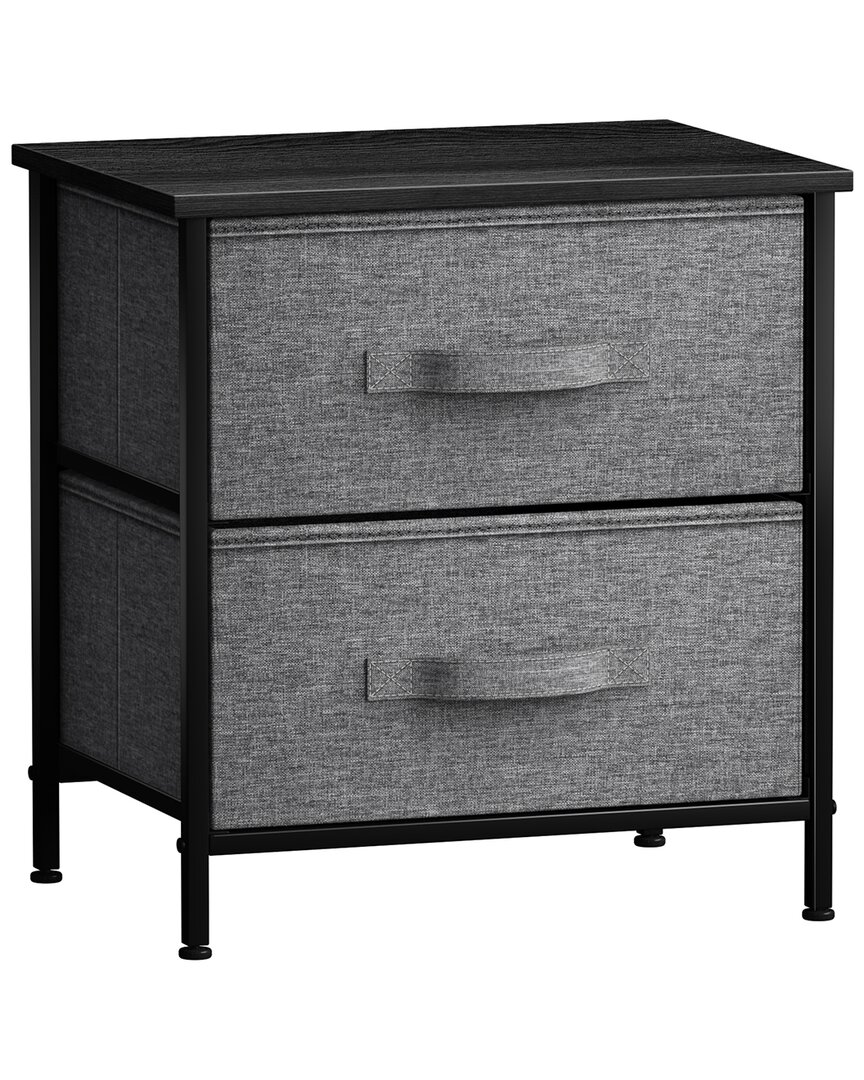 Shop Sorbus Nightstand With 2 Drawers In Black