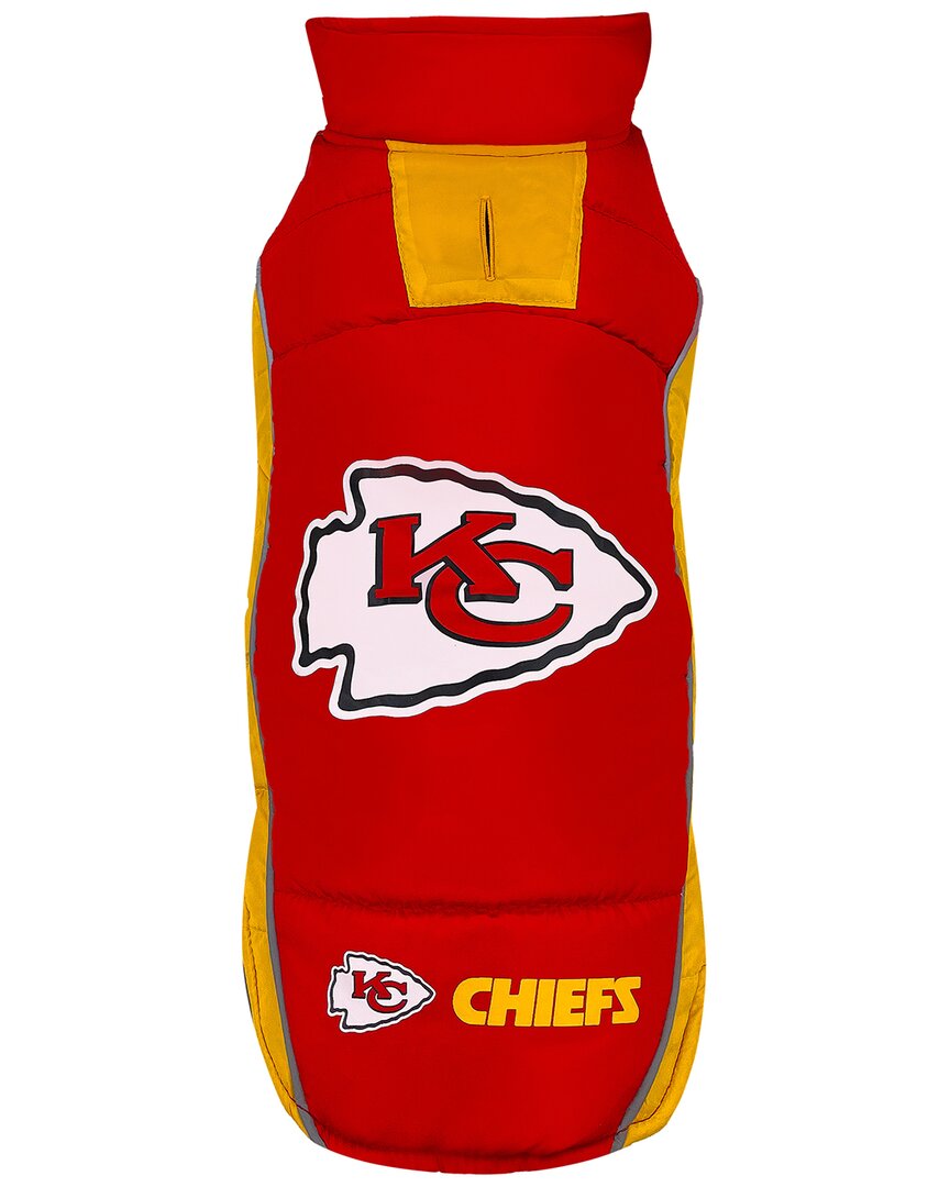 Pets First Nfl Kc Chiefs Puffer Vest In Multi