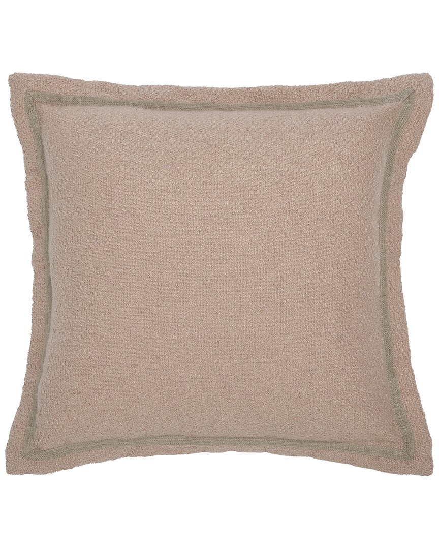 Safavieh Pyper 18x18 Linen-blend Pillow In Neutral
