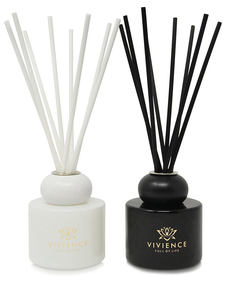 Vivience Set Of 2 Diffusers In Black