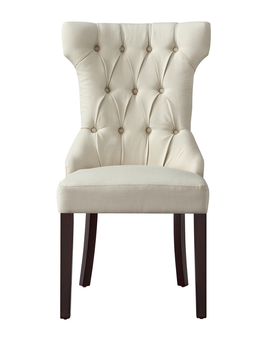 Inspired Home Set Of 2 Morgan Linen Dining Chairs