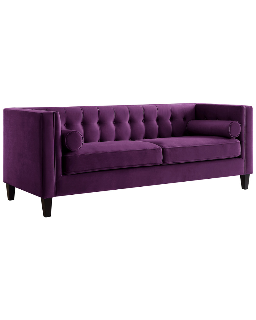 Inspired Home Pax Velvet Sofa