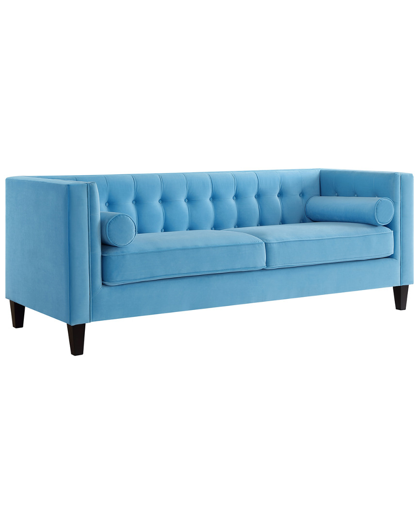 Inspired Home Pax Velvet Sofa