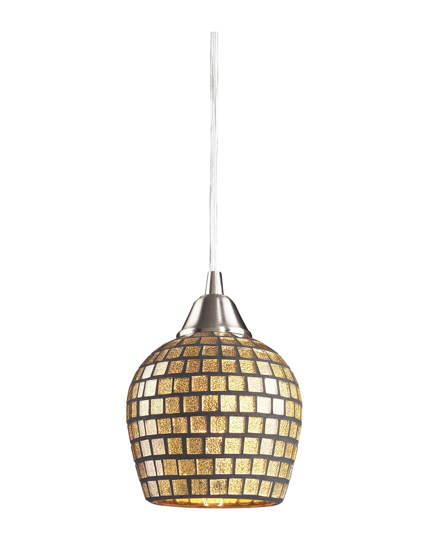 Artistic Home & Lighting 1-light Fusion Pendant In Gold