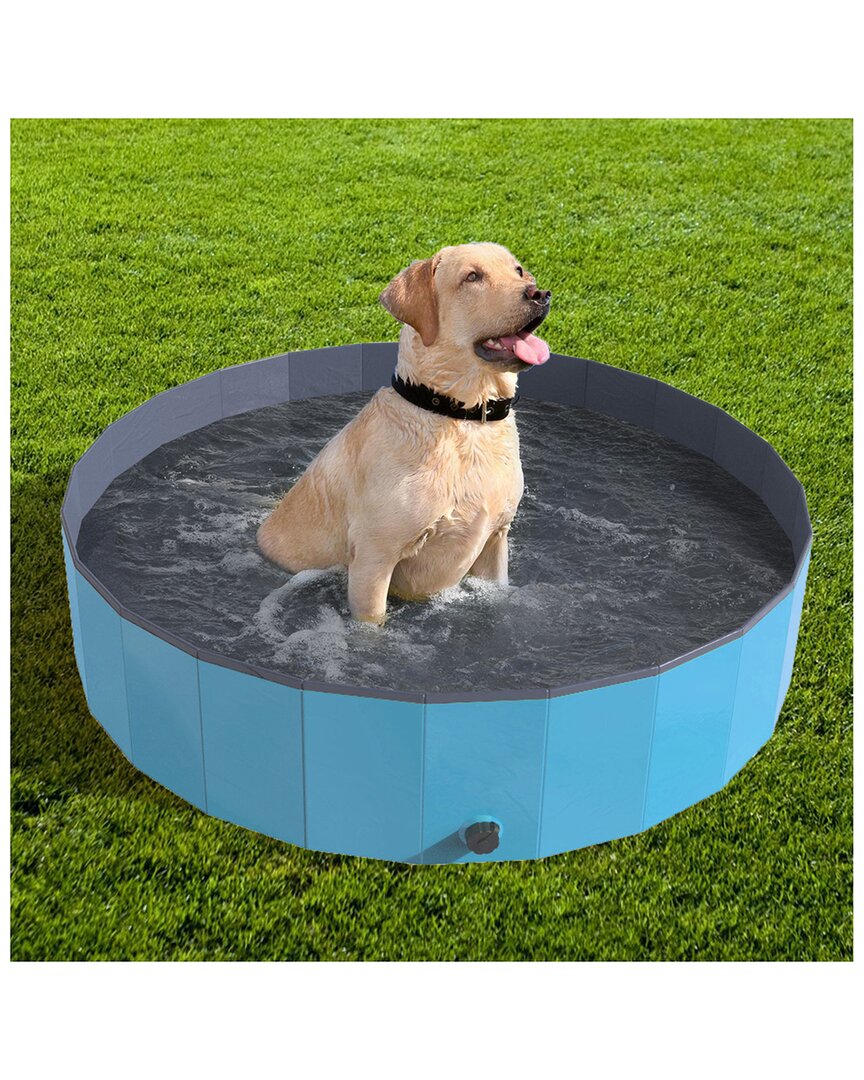 Petmaker Portable Pool For Dogs In Blue