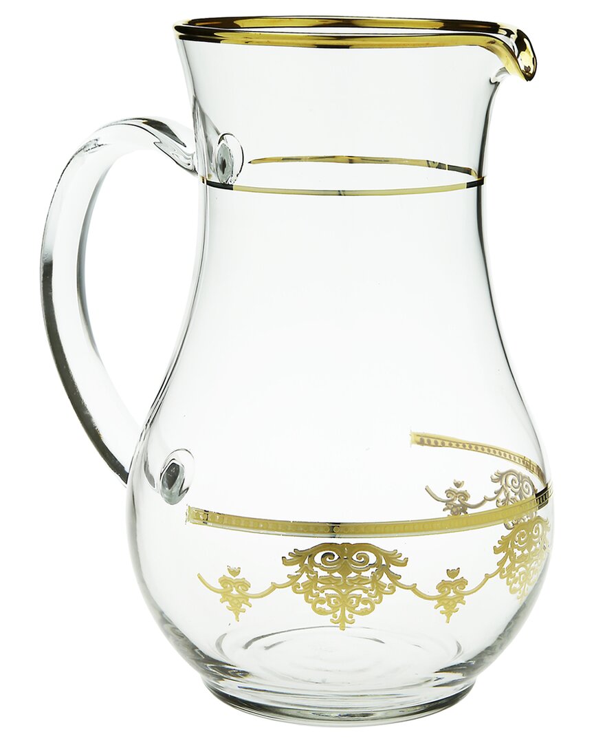 ALICE PAZKUS ALICE PAZKUS WATER PITCHER WITH GOLD DESIGN