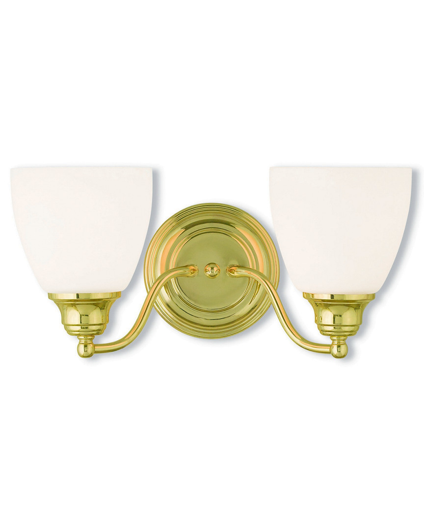 Livex Lighting Livex Somerville 2-light Polished Brass Bath-light