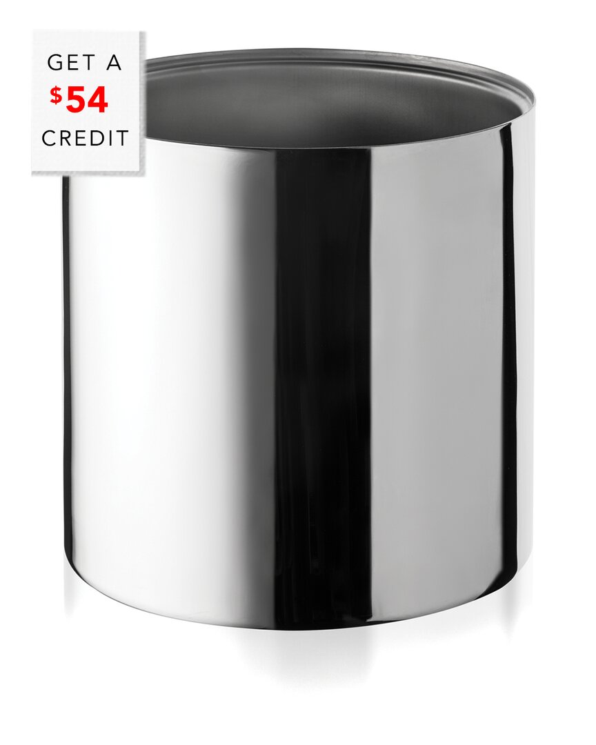 Mepra Stile Insulted 2 Bottle Wine Bucket With $54 Credit In Silver