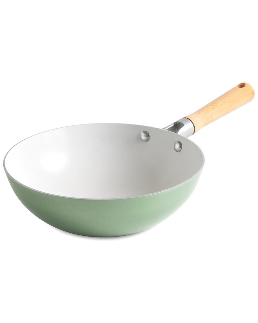 Nordic Ware Cardamom Cookware 10in Wok In White