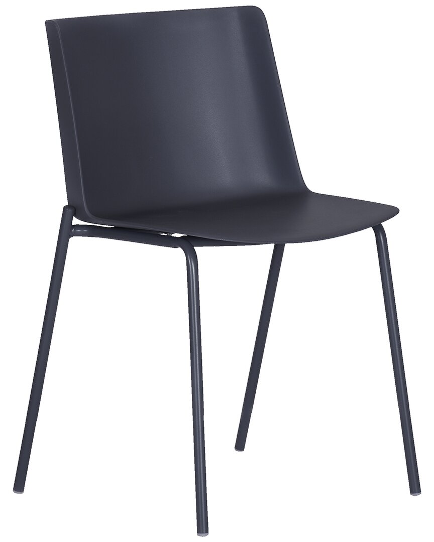 Moe's Home Collection Moe's Home Furnishings Silla Outdoor Dining Chair In Grey
