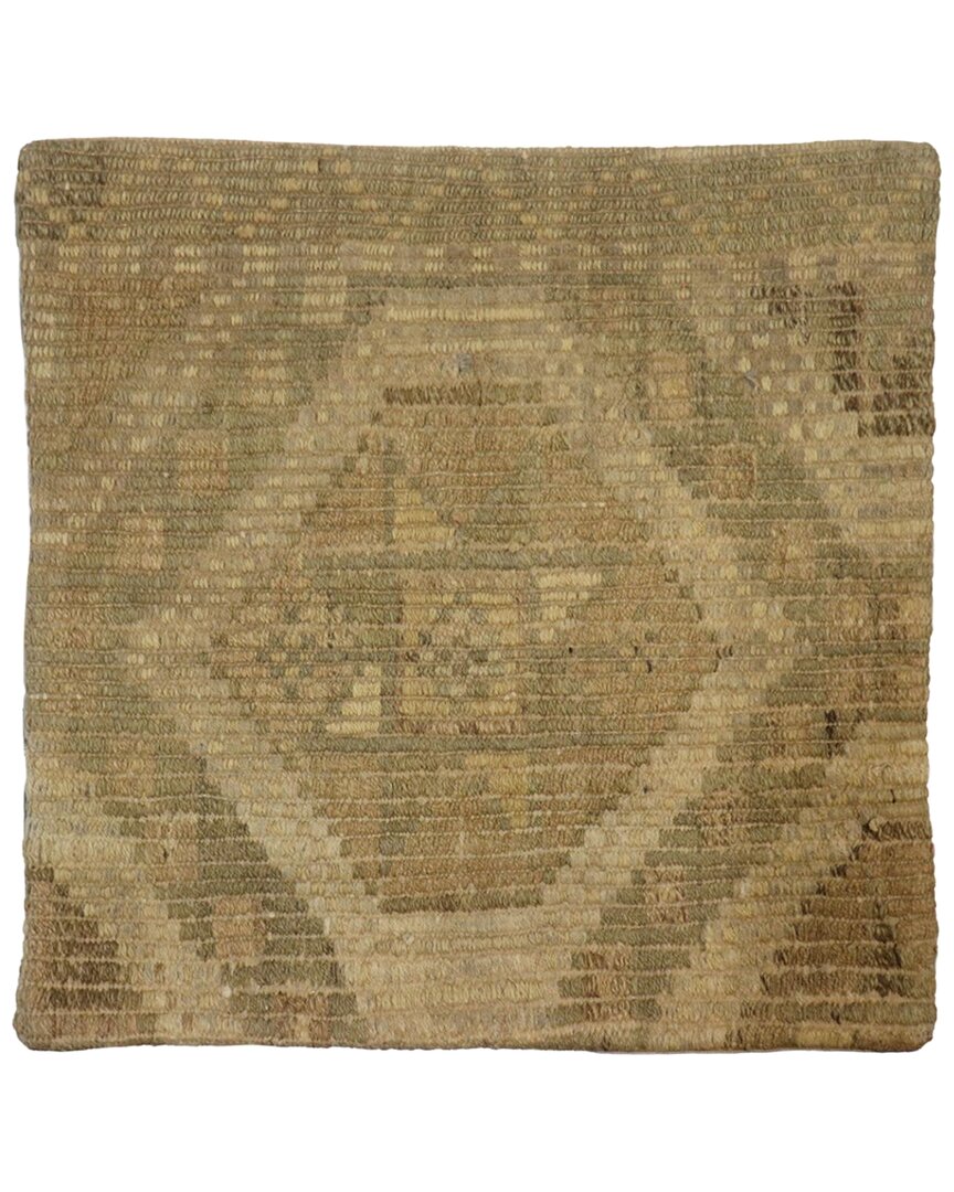 Pasargad Home Vintage Turkish Kilim Wool Pillow Case In Multi
