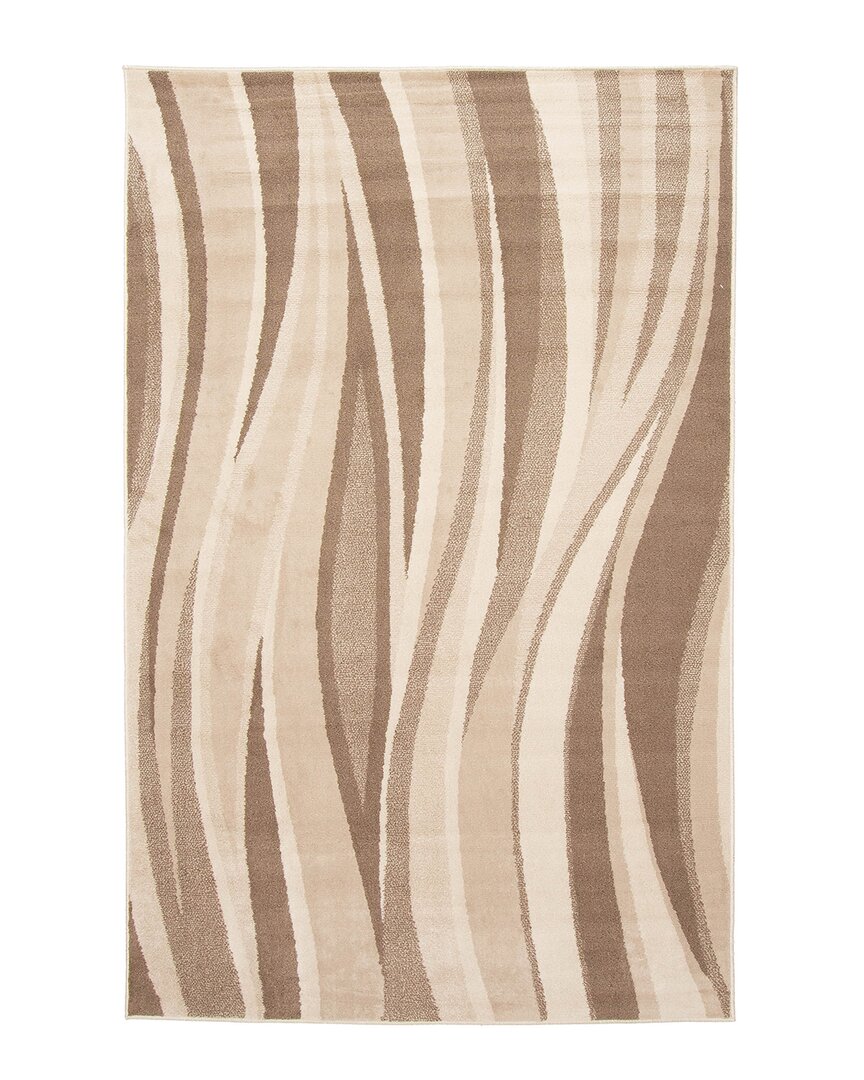Ecarpet Mirage Contemporary Area Rug In Beige