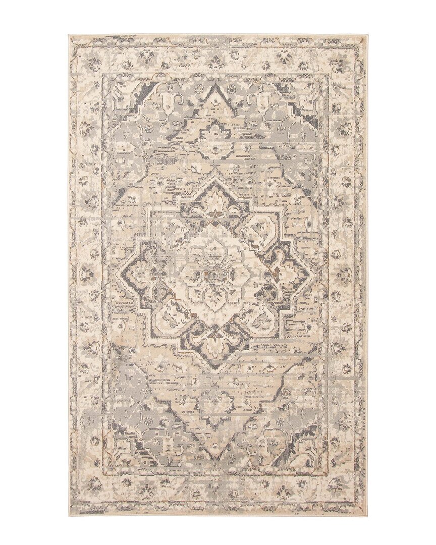 Ecarpet Priya Traditional Area Rug In Grey
