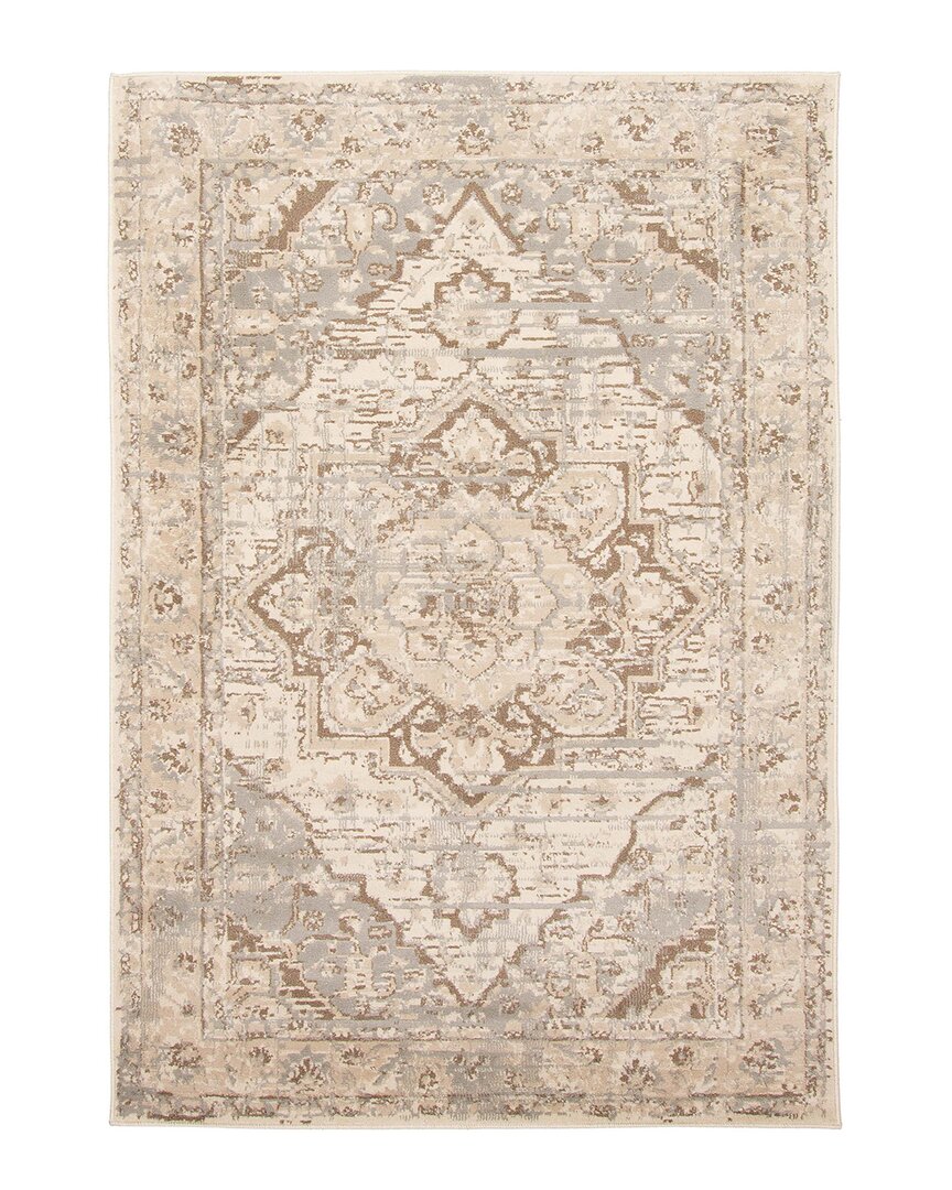 Ecarpet Priya Traditional Area Rug In Beige