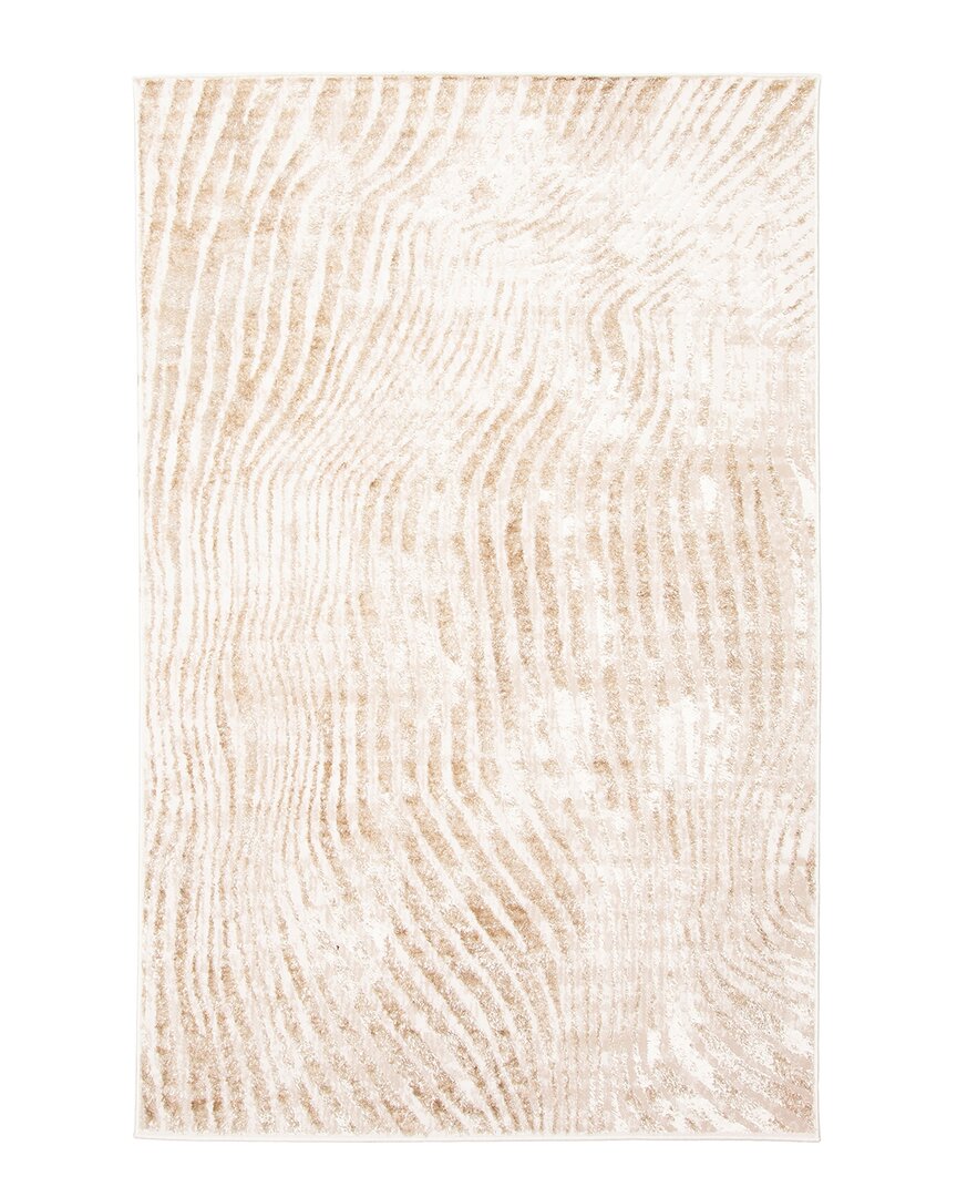 Ecarpet Kamala Contemporary Area Rug In Ivory