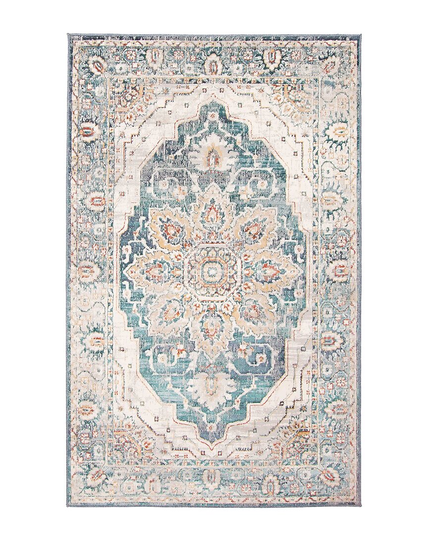 Ecarpet Legacy Traditional Area Rug In Teal