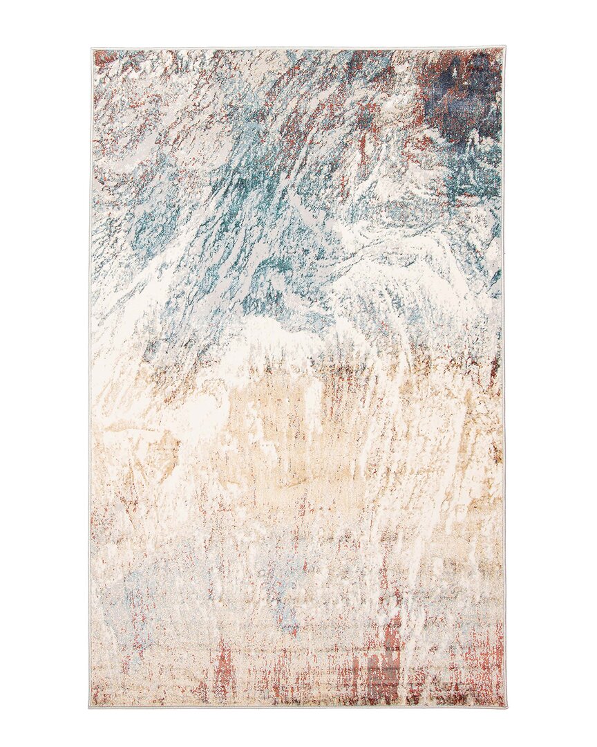 Ecarpet Tribeca Contemporary Area Rug In Teal