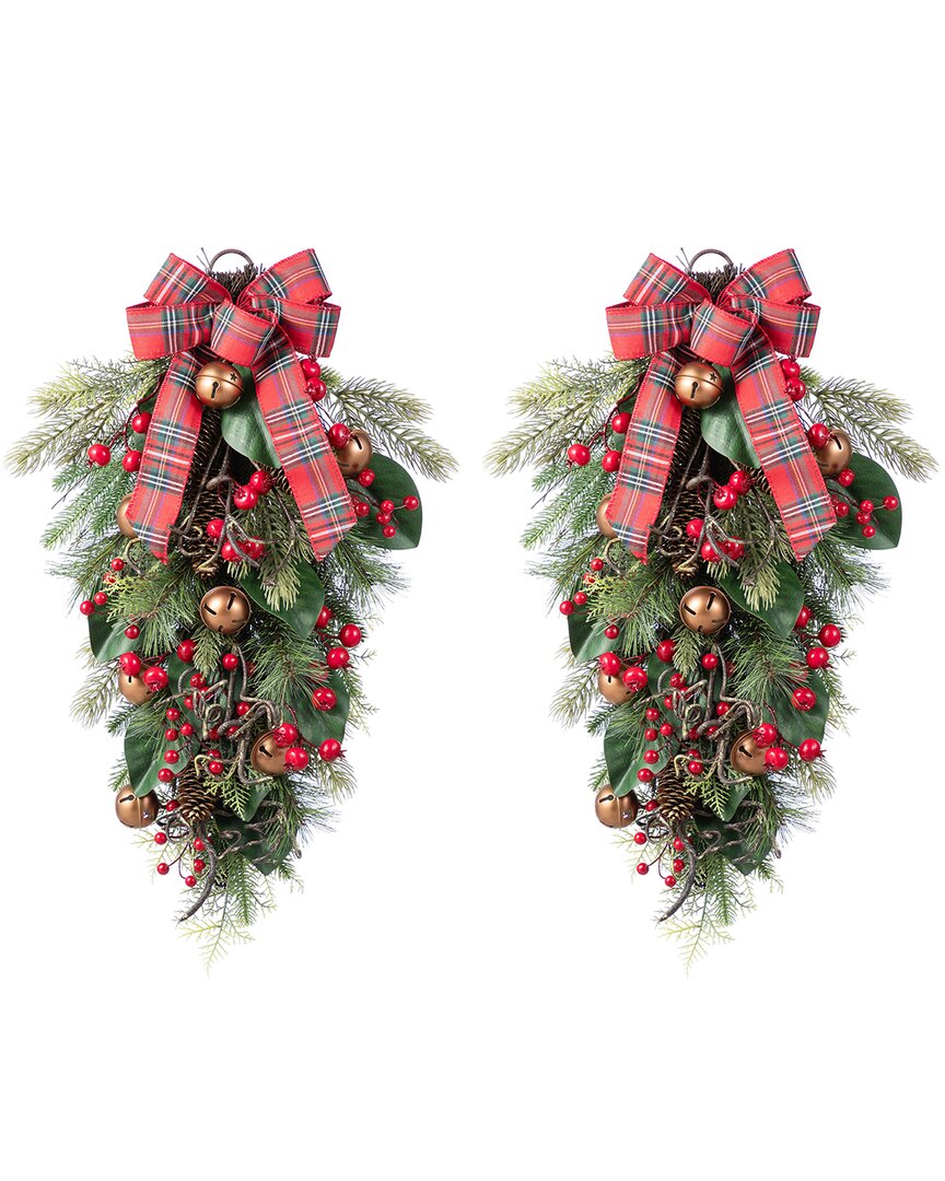 Glitzhome Handmade Bell In Multi