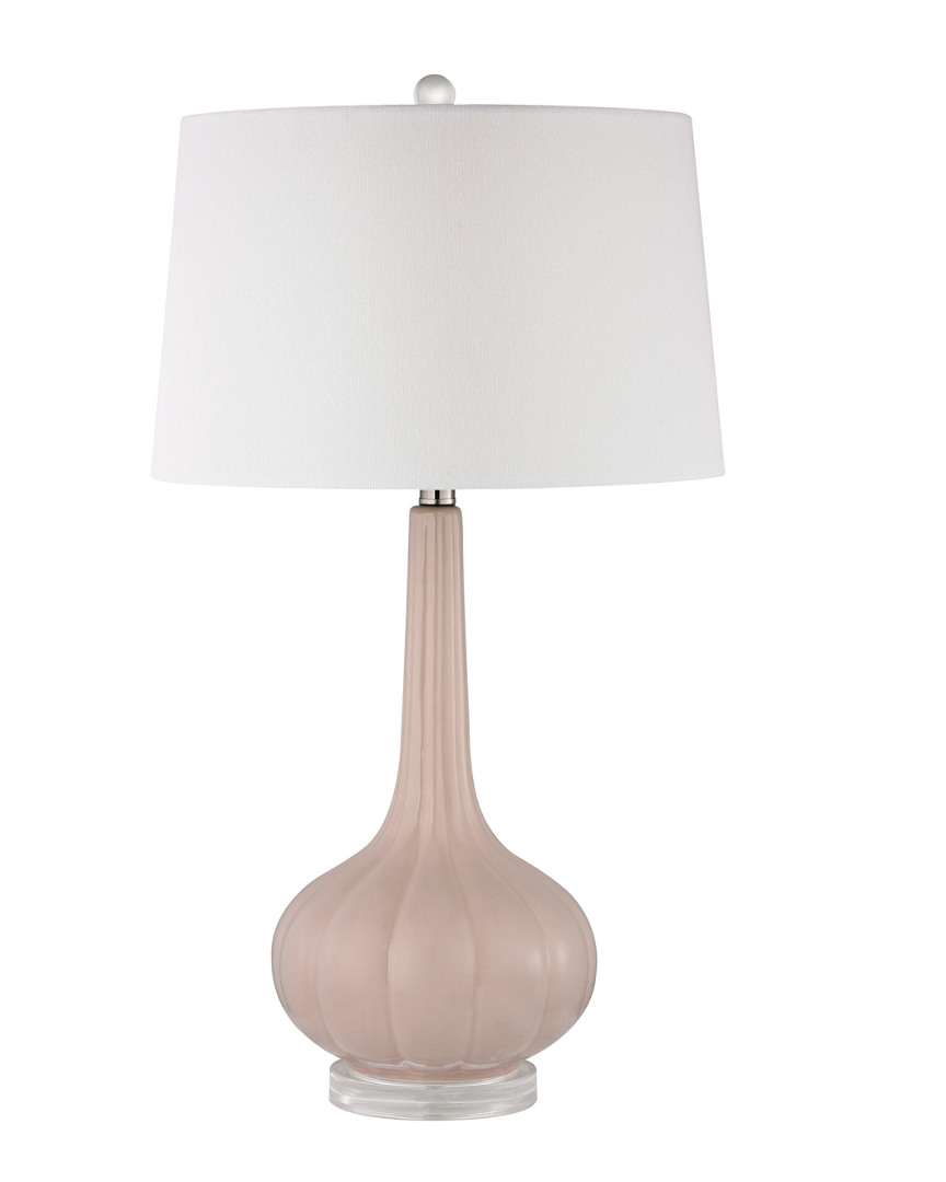Artistic Home & Lighting 30in Fluted Ceramic Table Lamp
