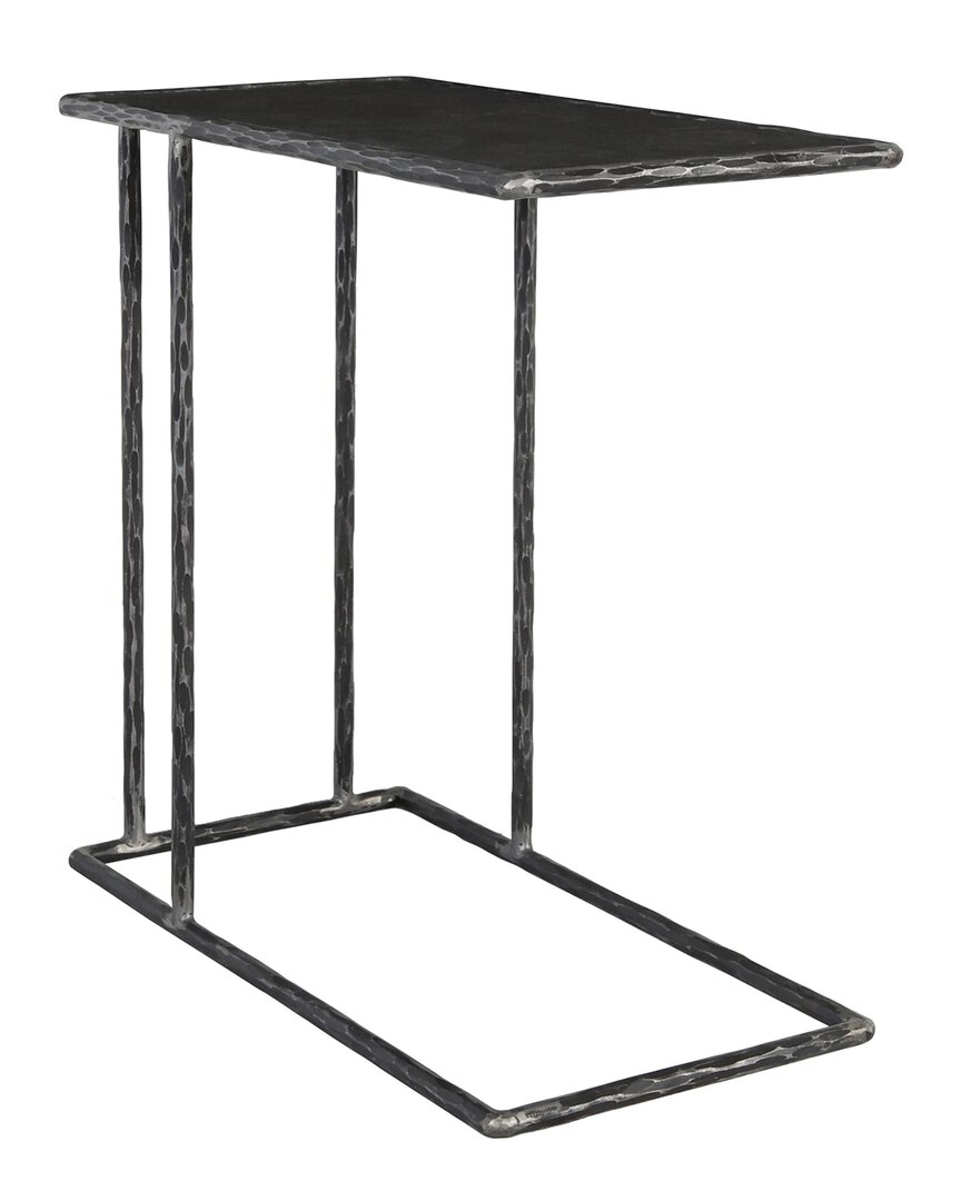 Classic Home Arlo Metal Accent Table In Black
