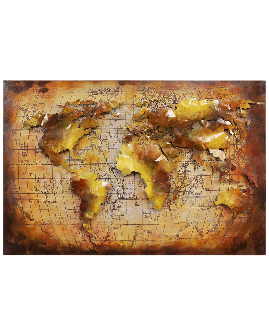 Empire Art Direct Globe Metal Artwork