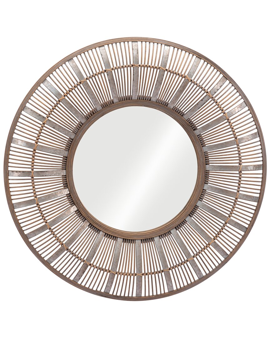 Zuo Modern Toto Mirror Antique Gold In Multi