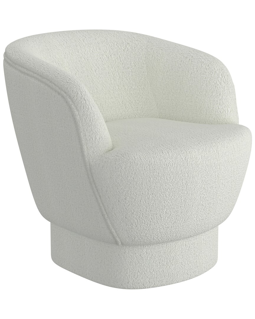 Worldwide Home Furnishings Accent Chair In White
