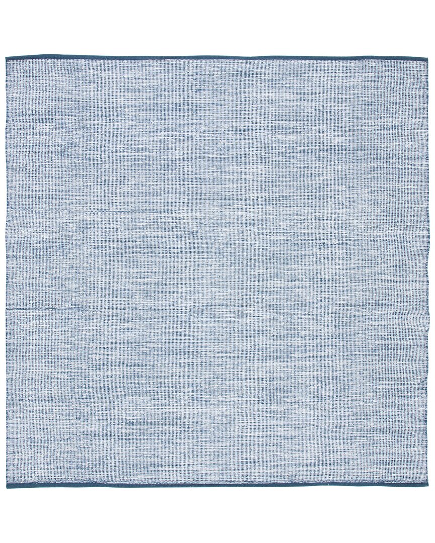 Safavieh Dnu  Montauk Flat Weave Area Rug In Navy