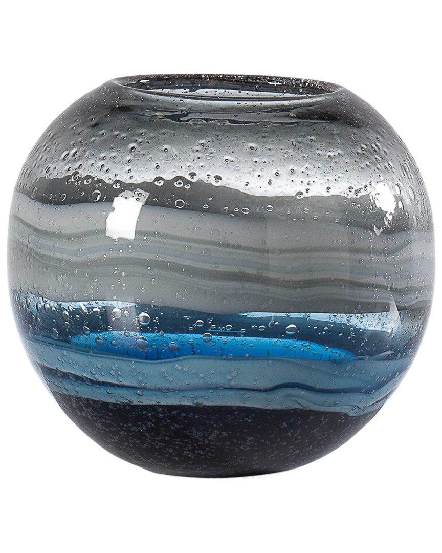 Torre And Tagus Andrea Swirl Glass Sphere Vase