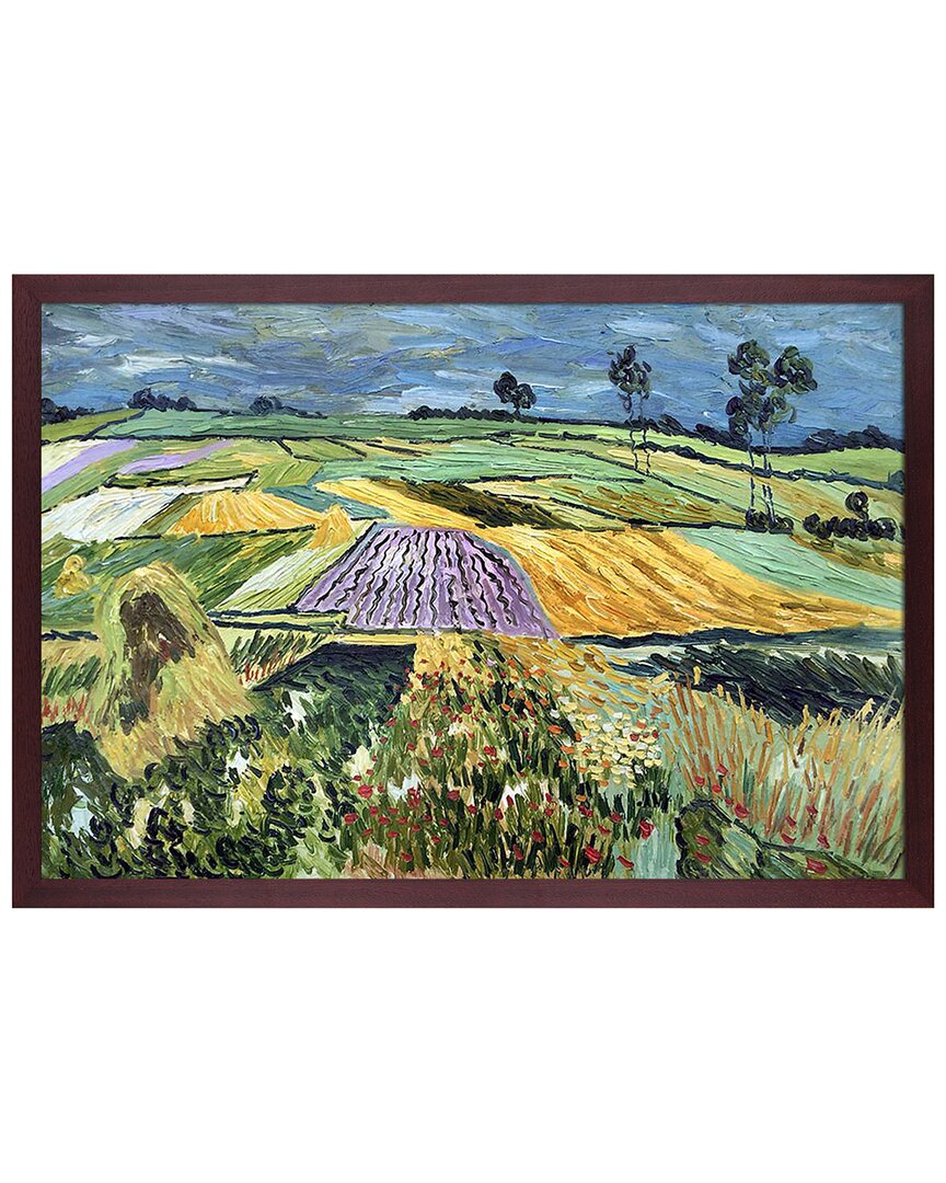 La Pastiche Wheatfields Canvas Art Print In Multicolor