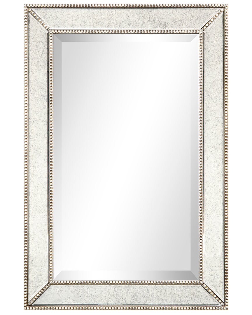 Empire Art Direct Solid Wood Frame Covered With Beveled Antique Mirror Panels In Champagne