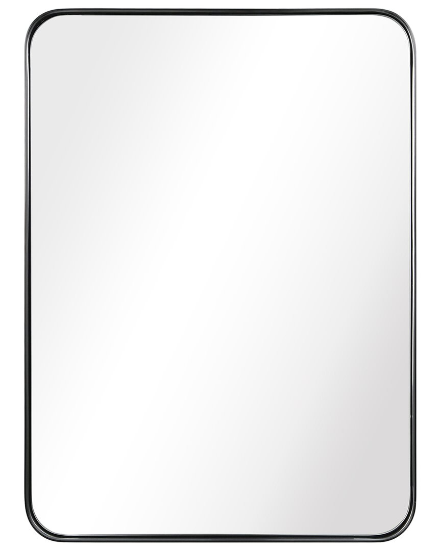 Empire Art Direct Ultra Brushed Black Stainless Steel Rectangle Wall Mirror