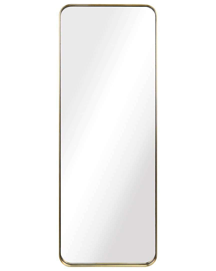 Empire Art Direct Ultra Brushed Gold Stainless Steel Rectangle Wall Mirror