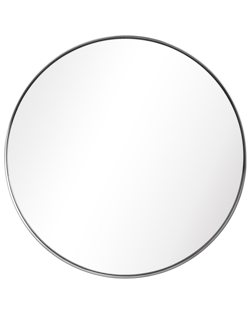Empire Art Direct Ultra Brushed Stainless Steel Round Wall Mirror, 30" X 30"